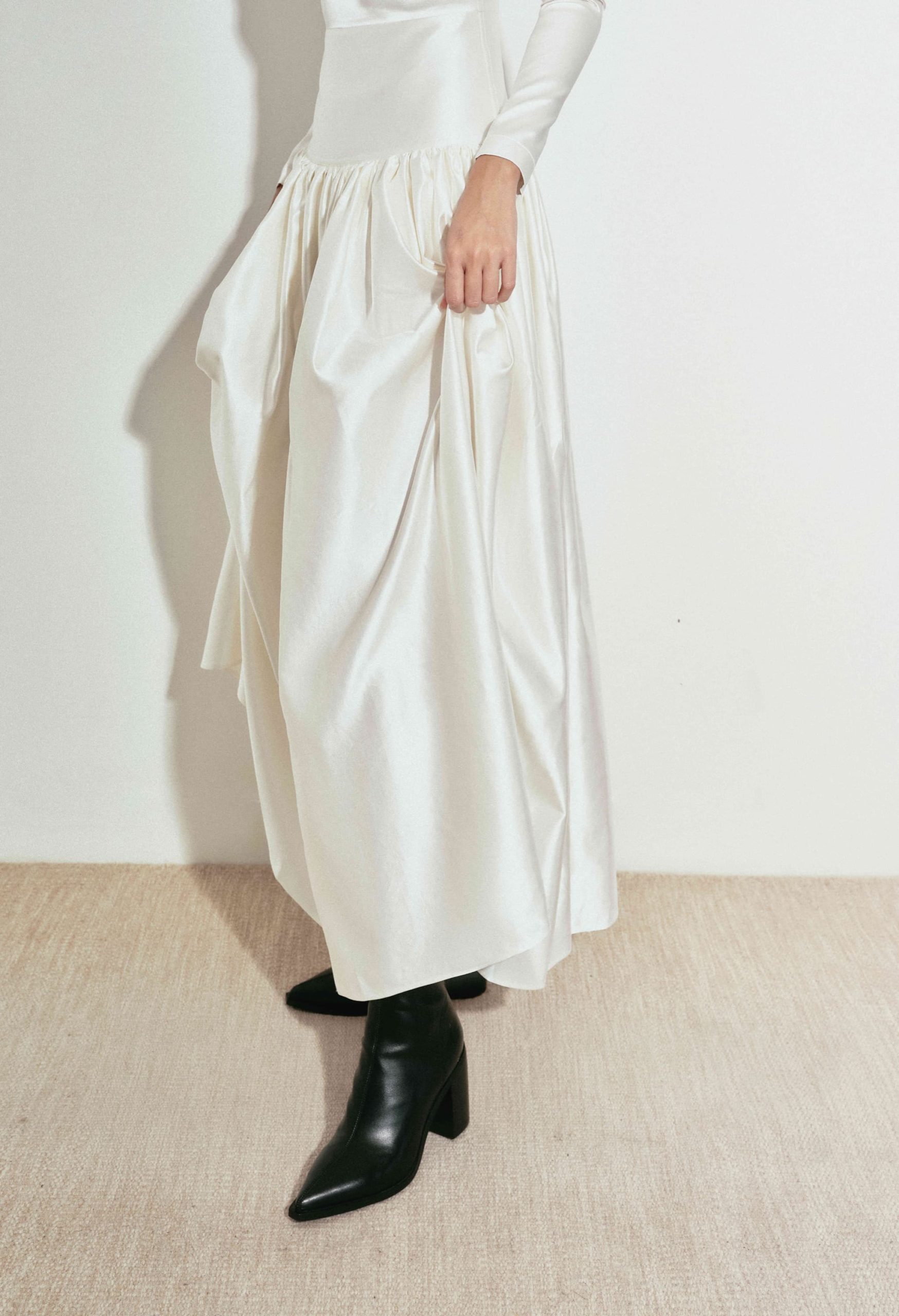 Aurelia Silk-Satin Gown