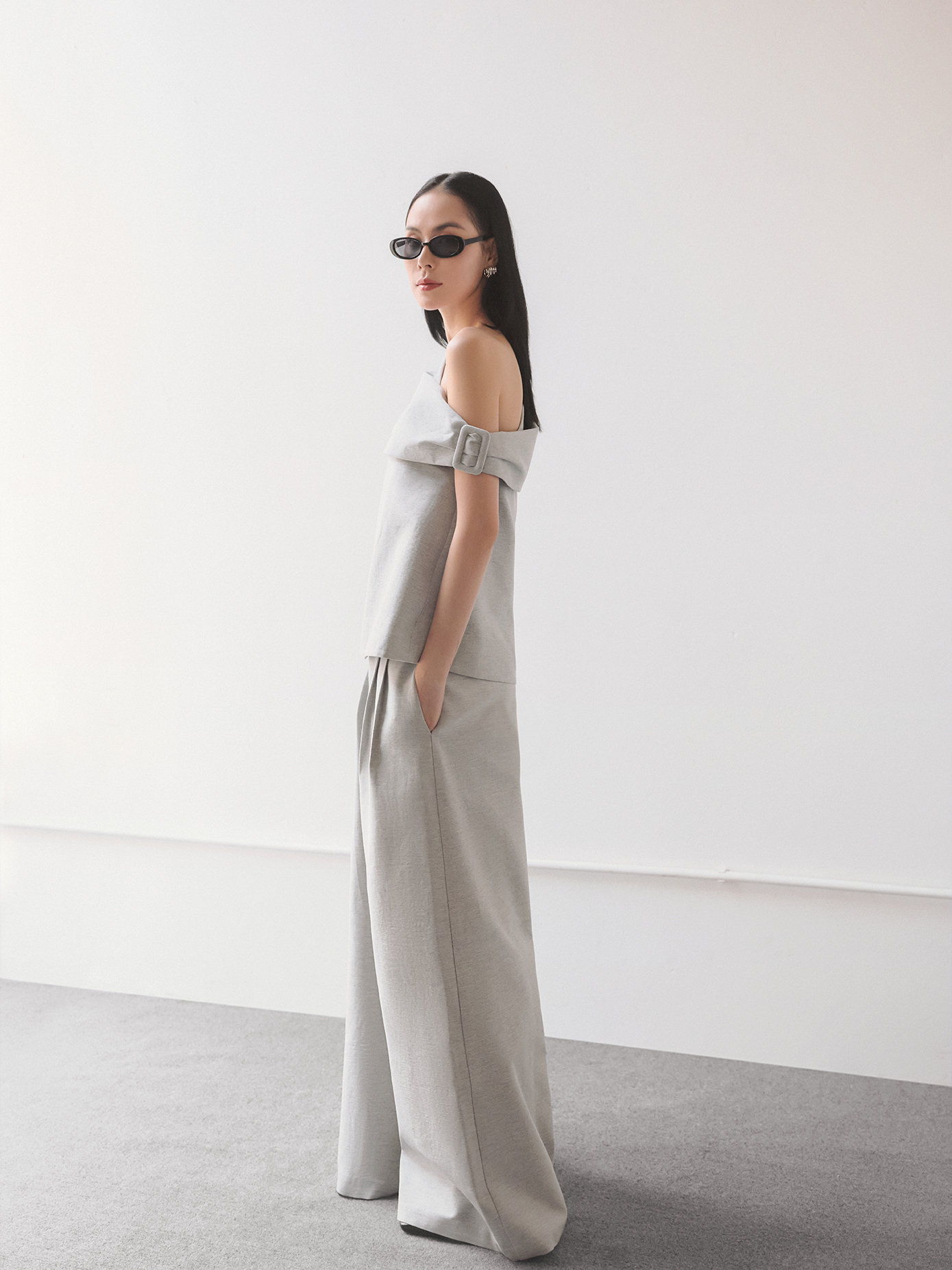 Jasmine Trousers in Gray