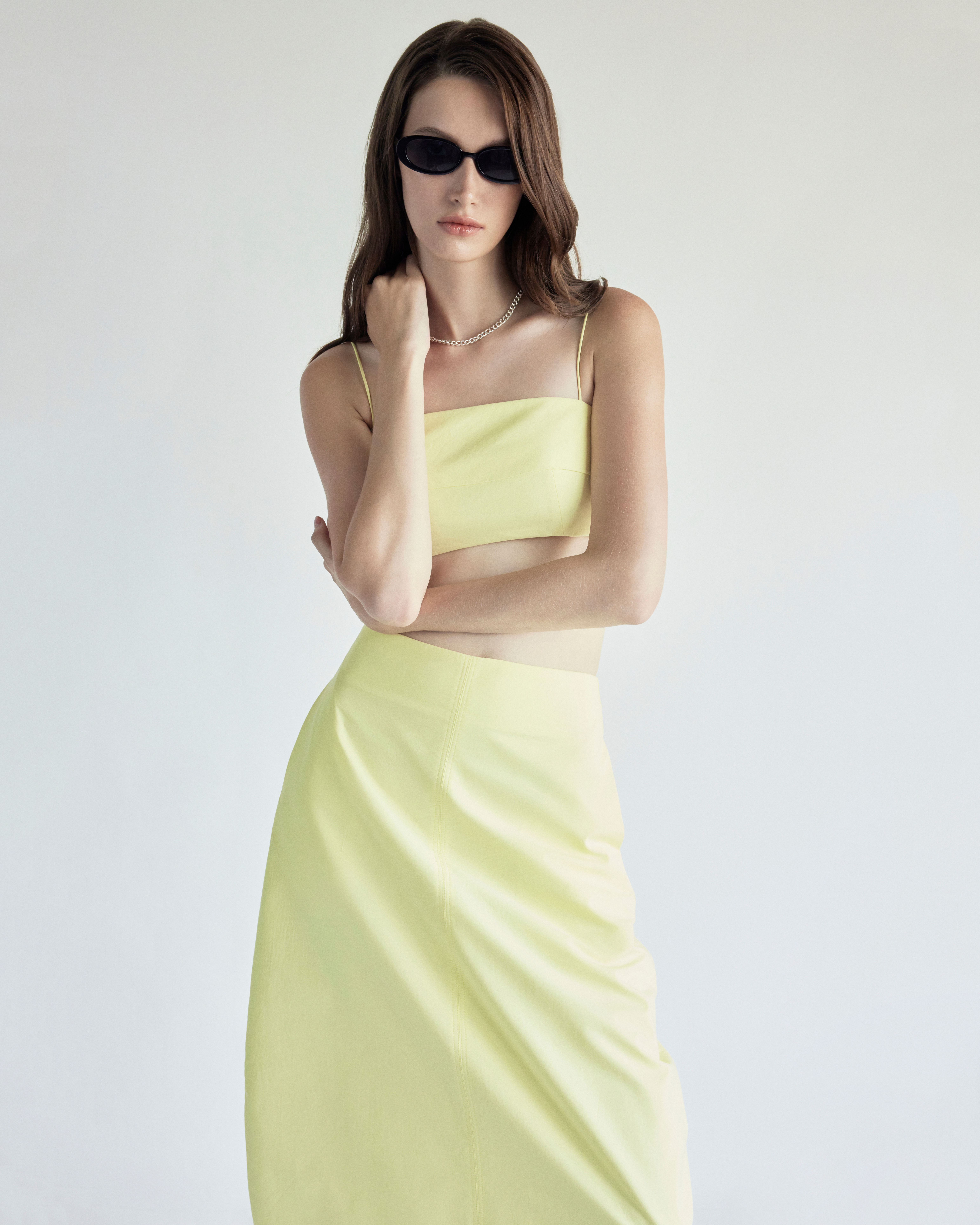 Zoe Cotton Top in Yellow