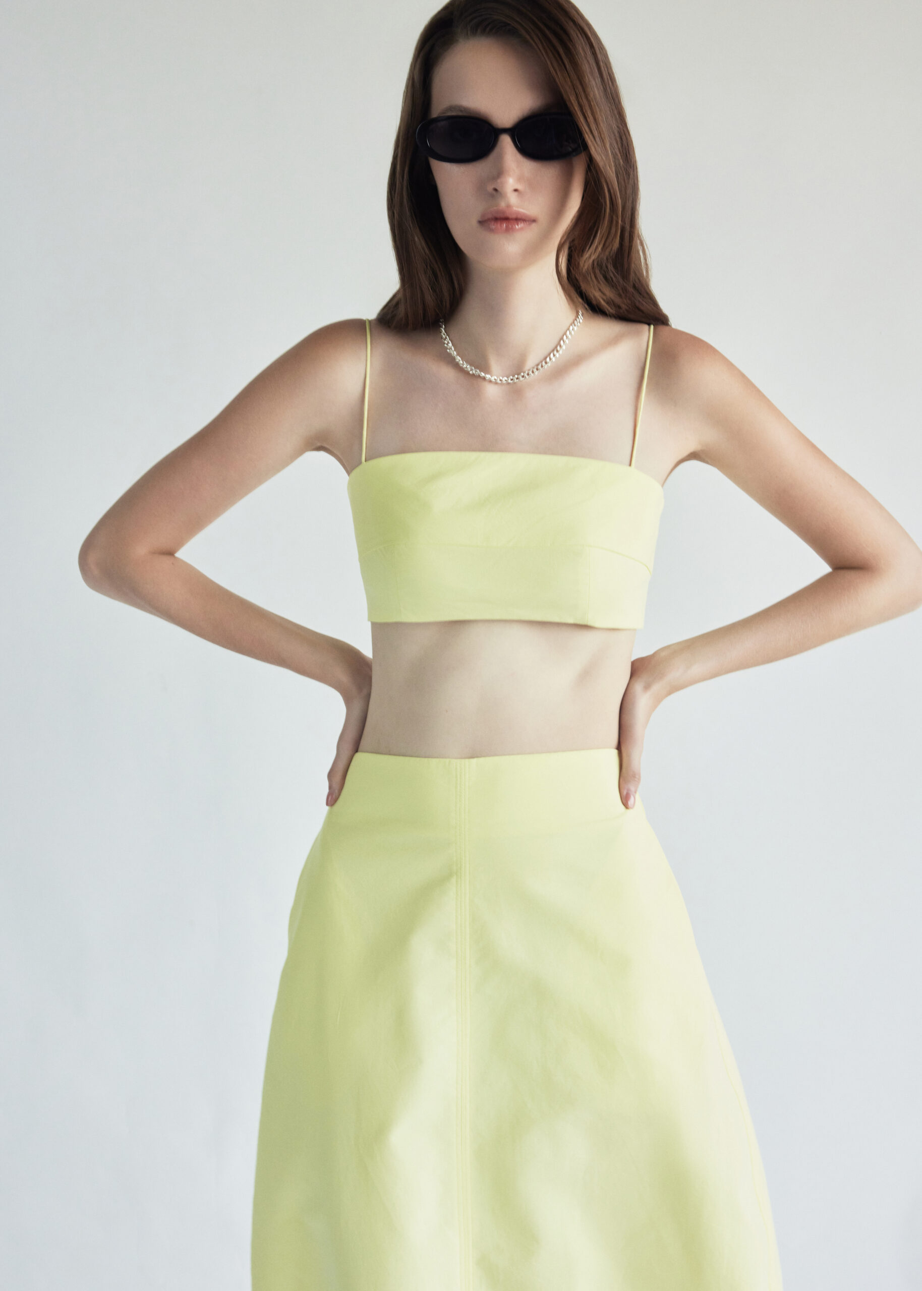 Zoe Cotton Top in Yellow