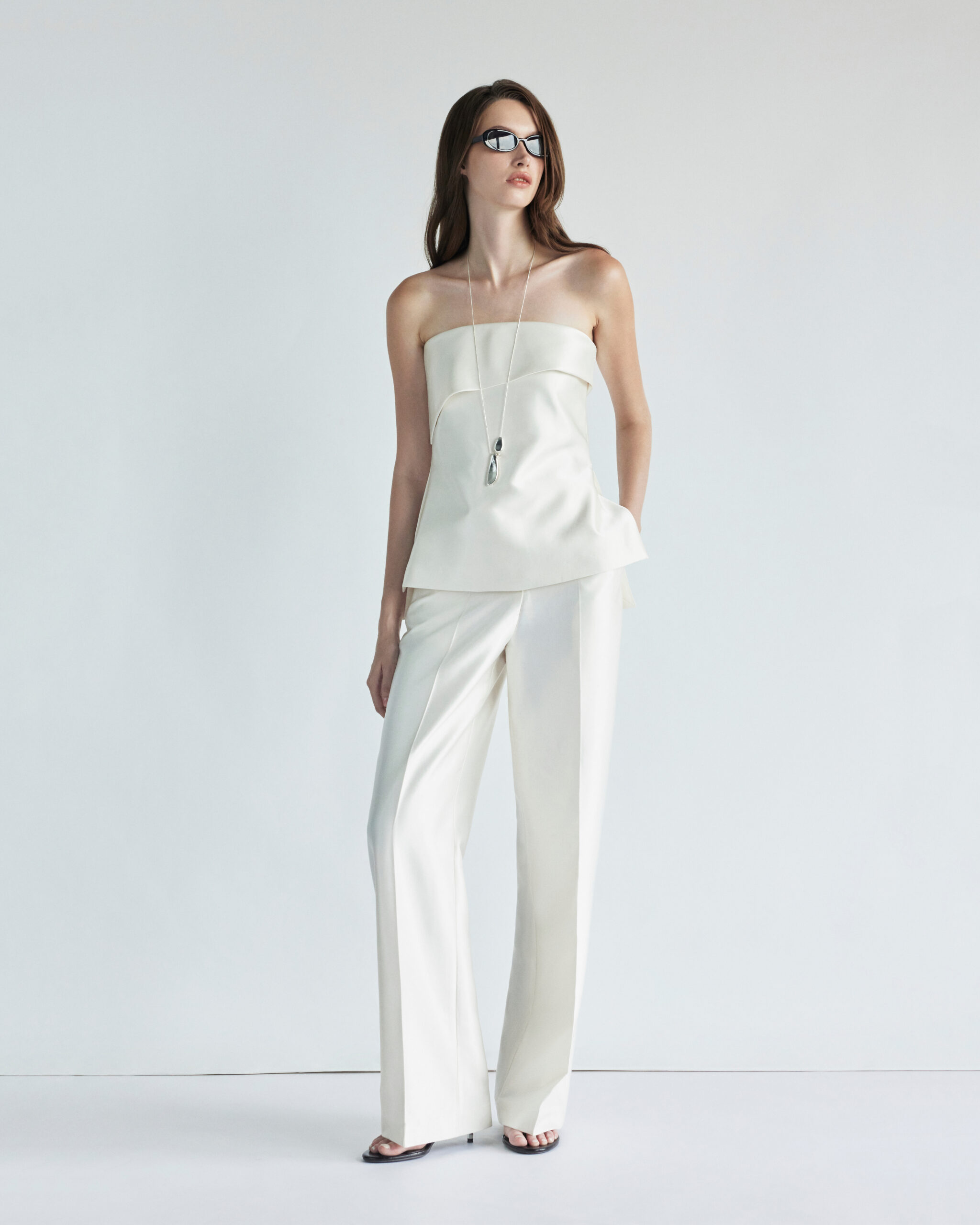 Avery Trousers in White