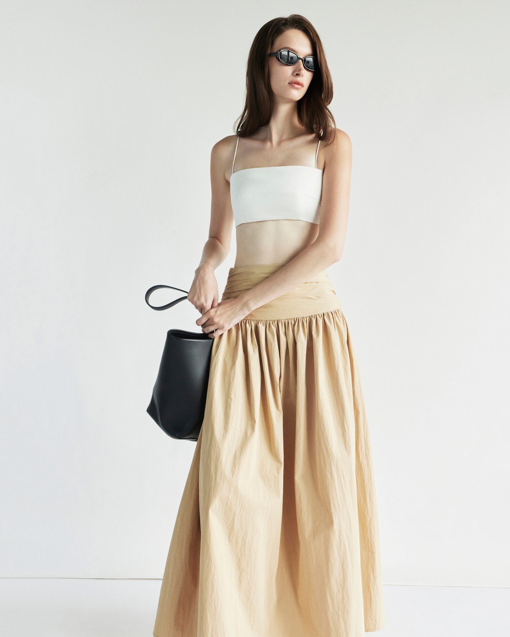 Zoe Cotton Top in White