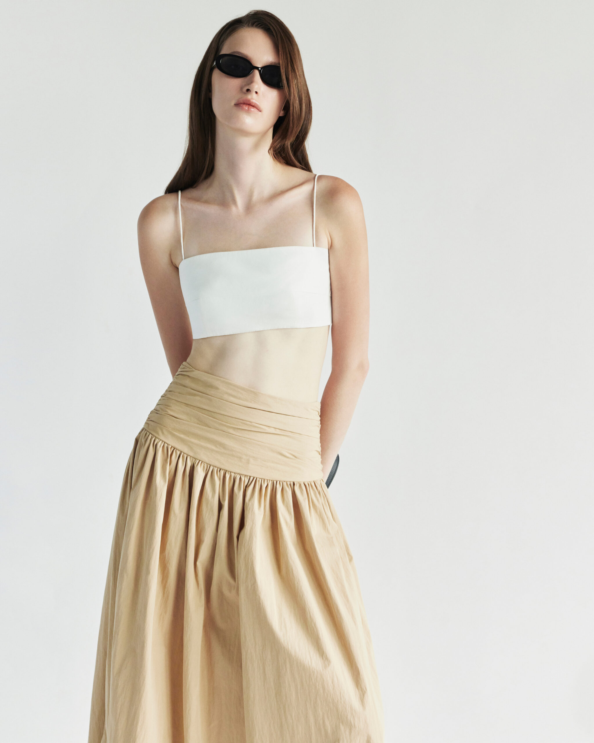 Zoe Cotton Top in White