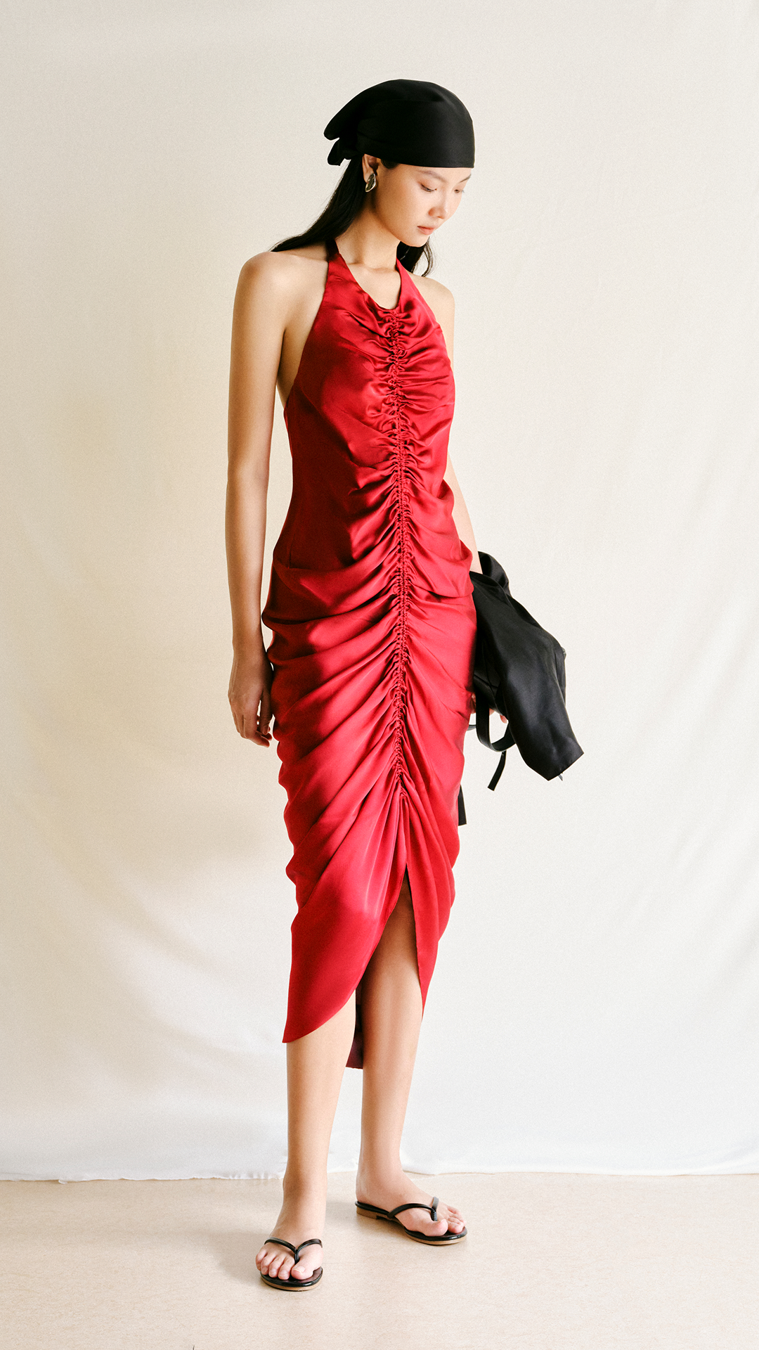Rose Silk Dress