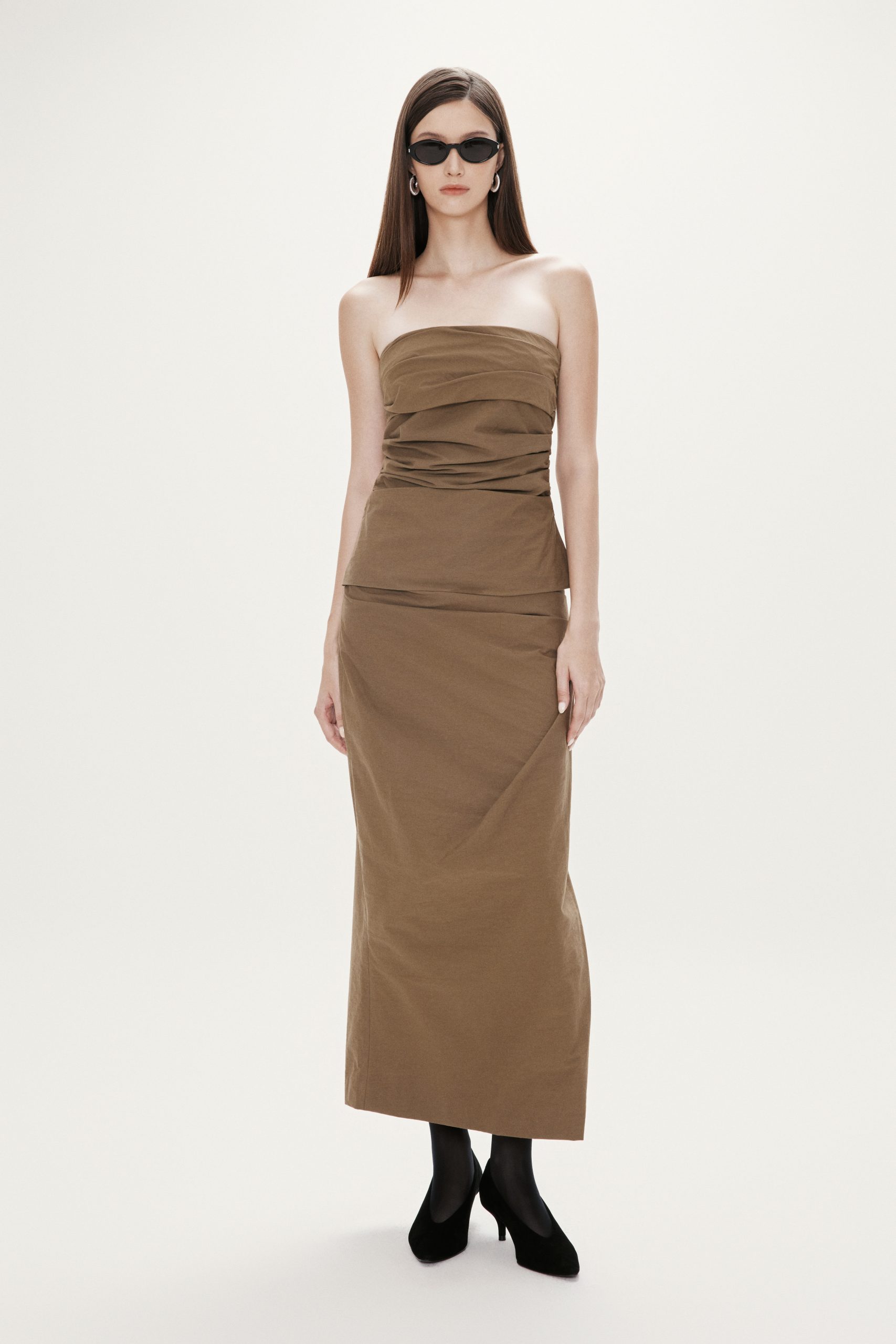 Gracie Skirt in Brown