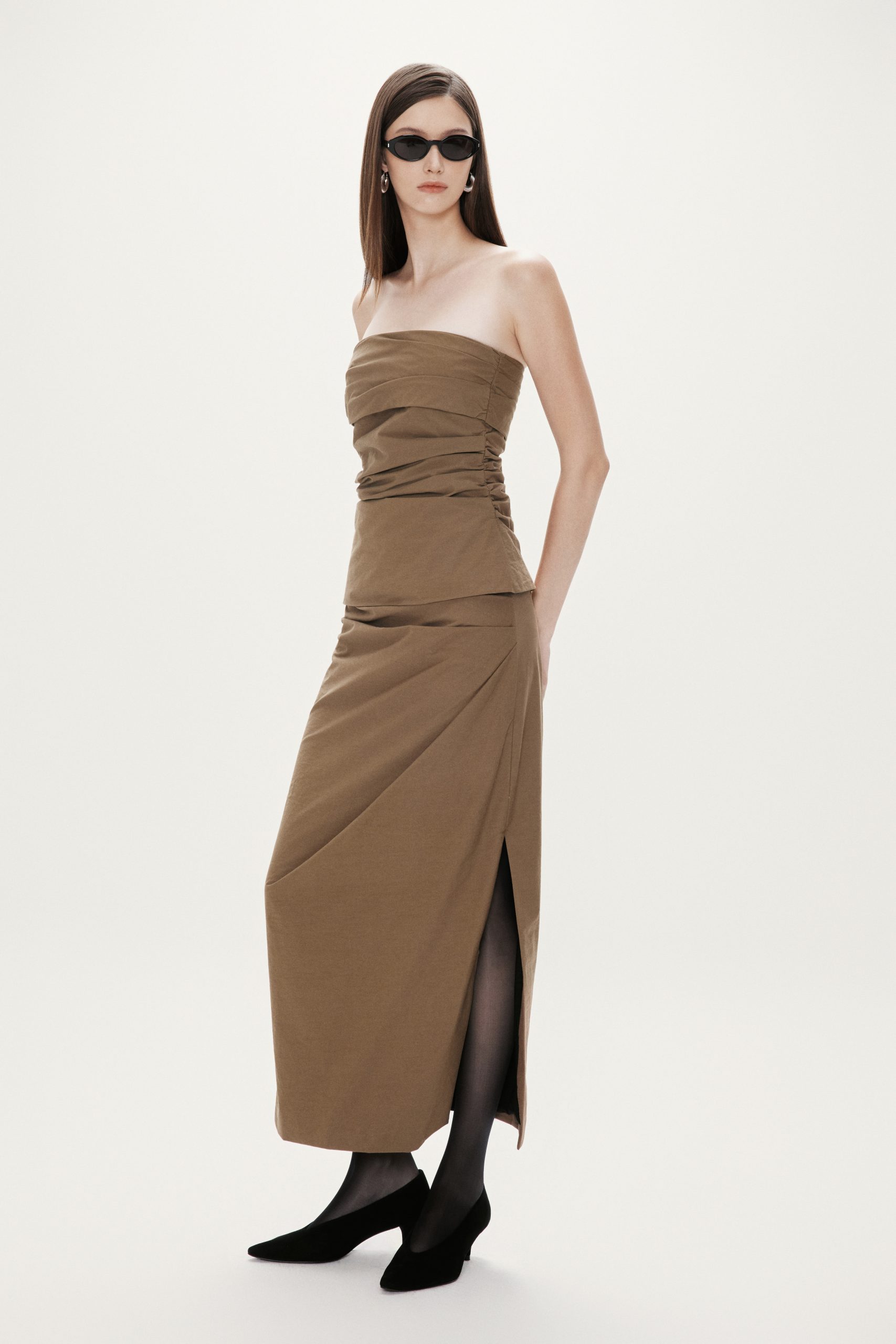Gracie Skirt in Brown