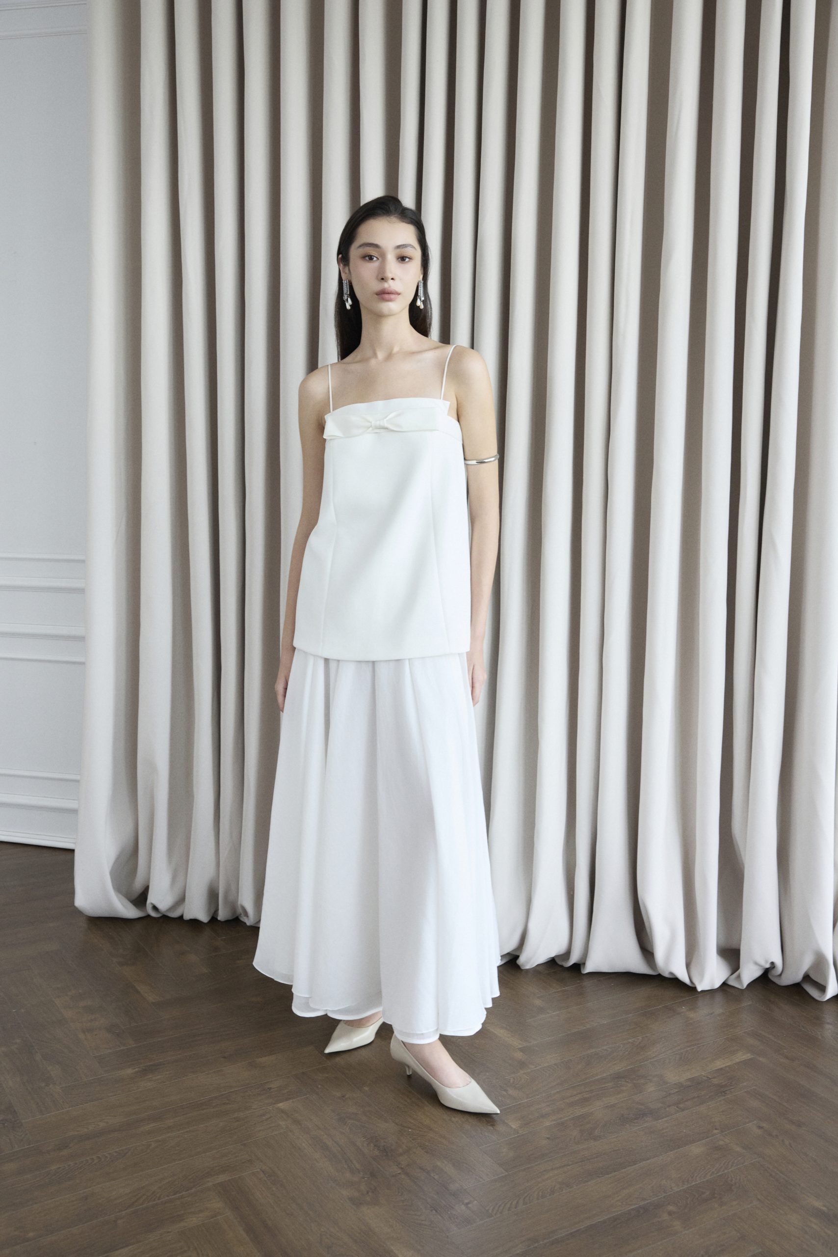 Elvie Skirt in White