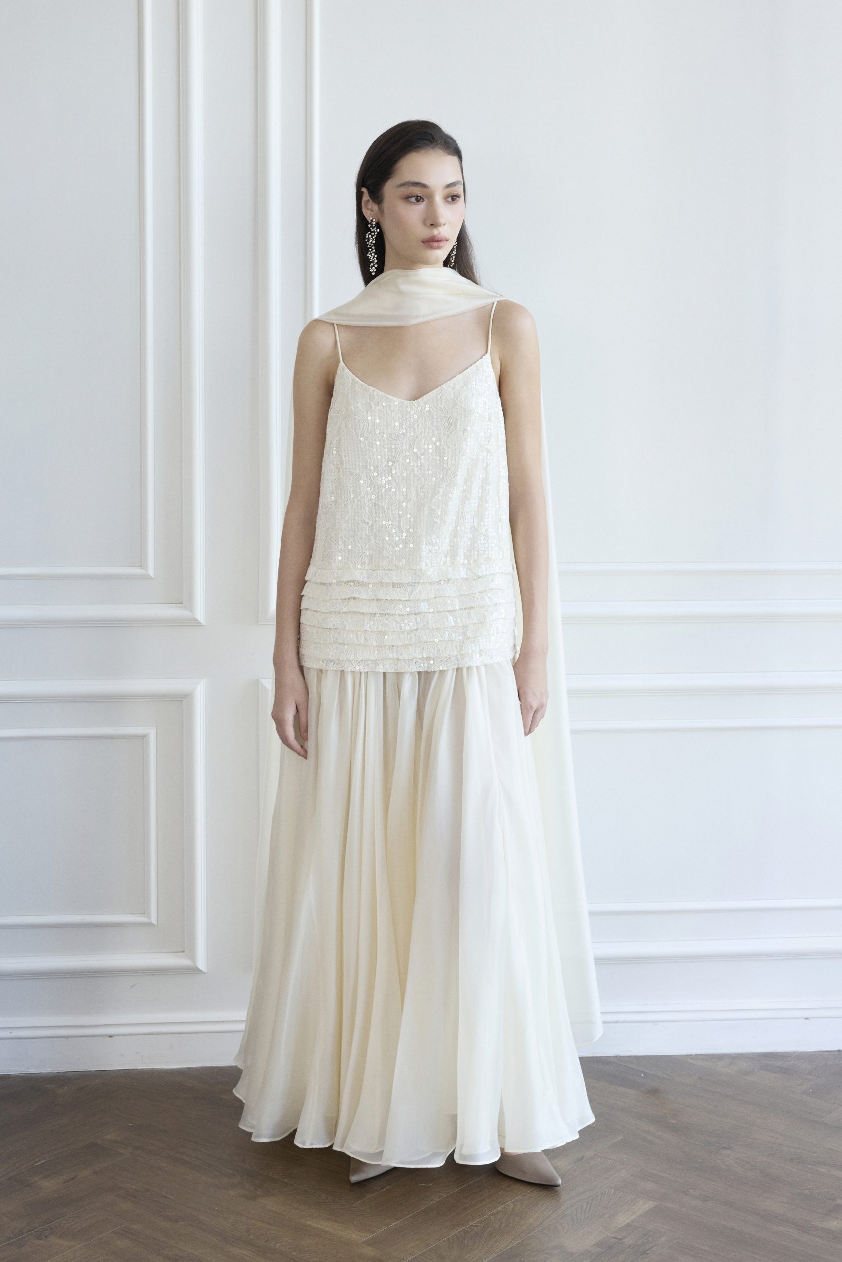 Rosalie Dress in Ivory