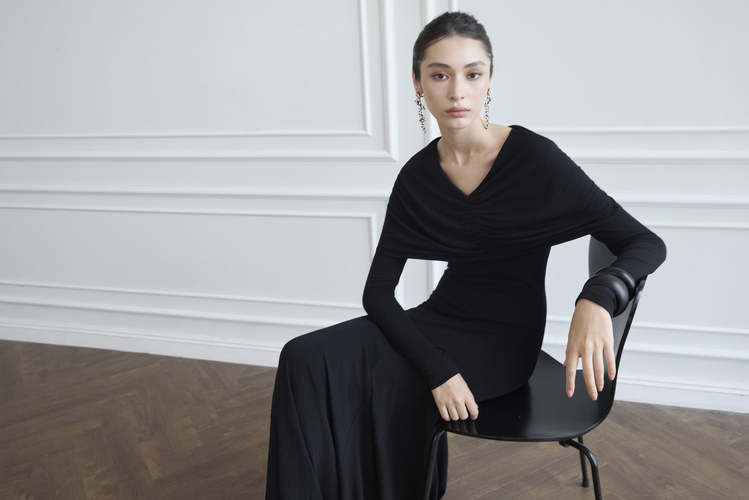 Sienna Maxi Dress in Black