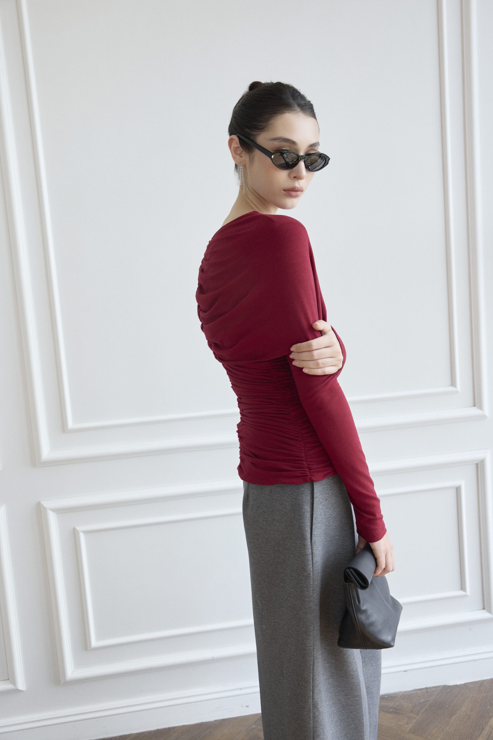 Sylvie Pants in Gray