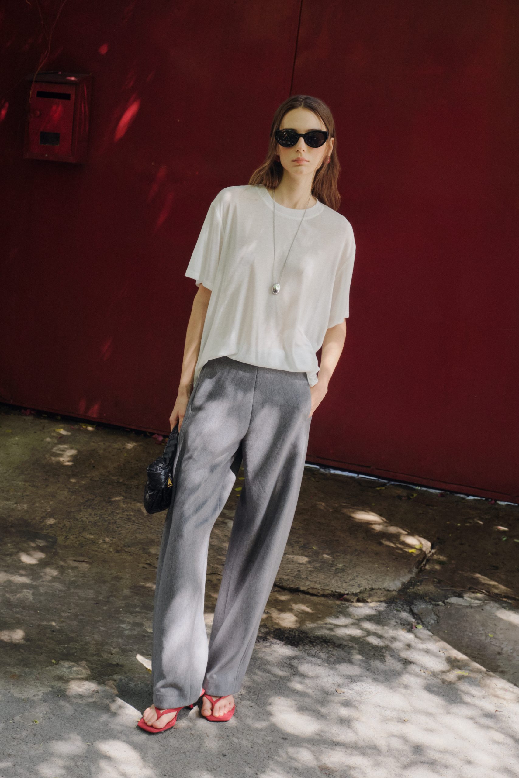 Noa Pants in Grey