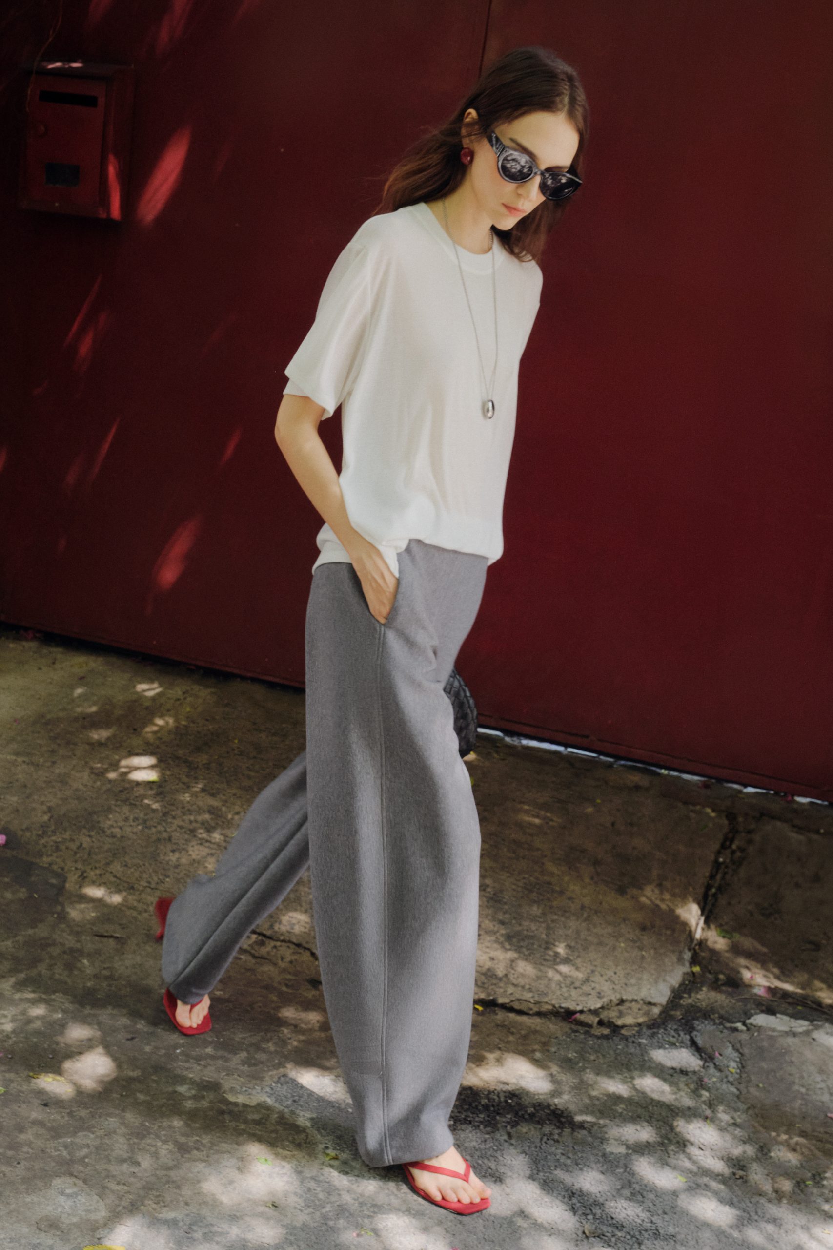 Noa Pants in Grey