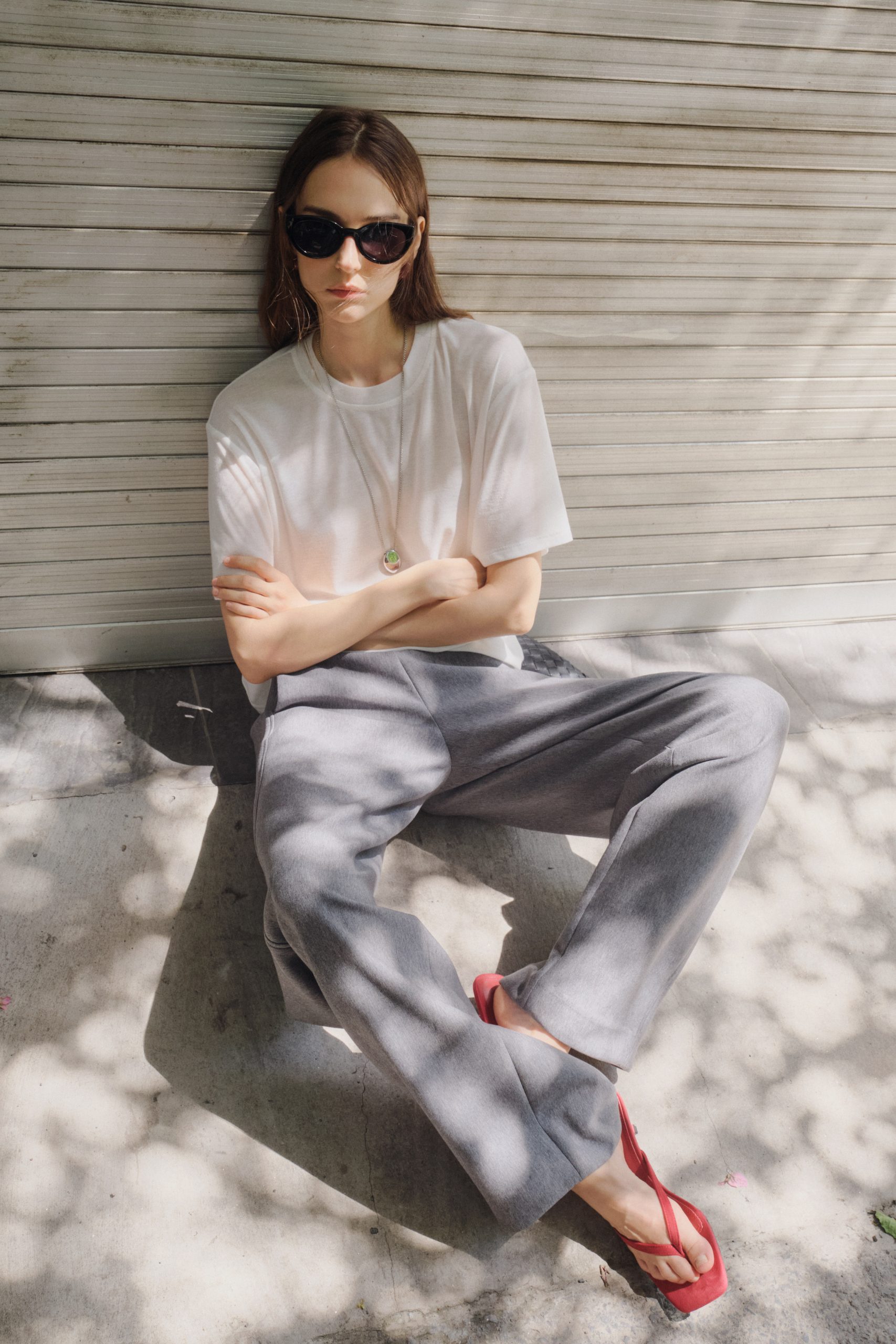 Noa Pants in Grey