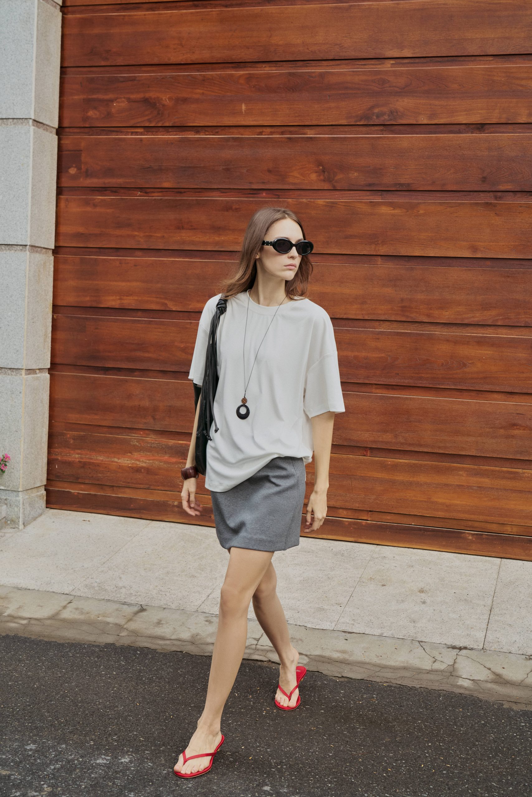 Finley Skirt in Gray
